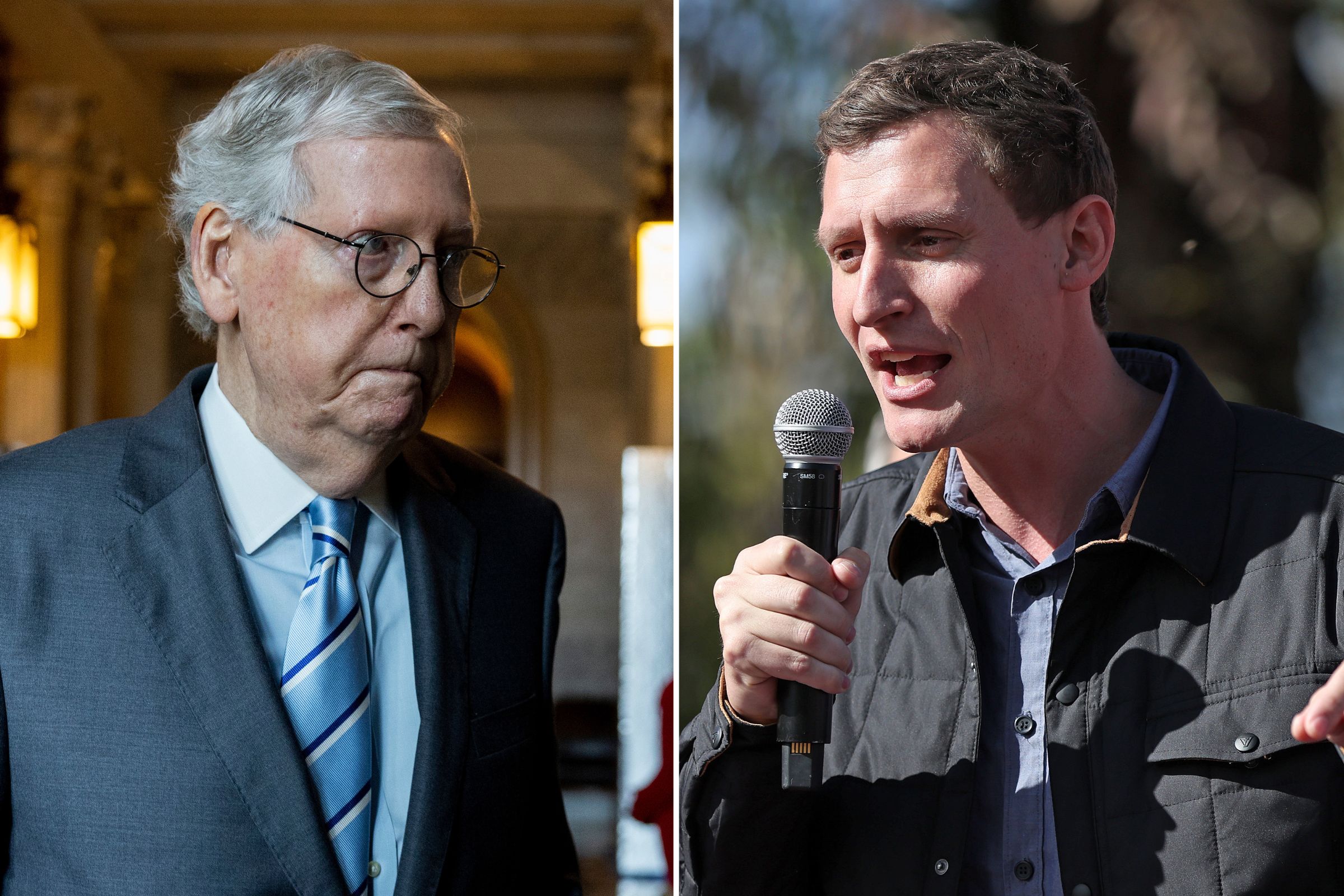 Blake Masters Blames McConnell for Election Woes as GOP Infighting Begins Blake Masters Blames McConnell for Election Woes as GOP Infighting Begins