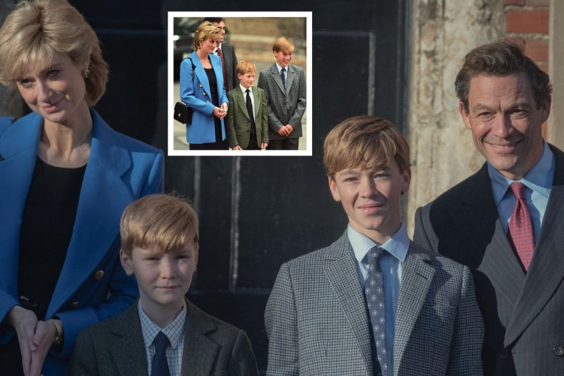 Princess Diana, Harry, William, Charles