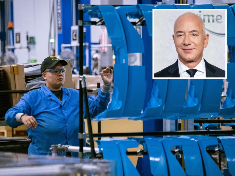 Comp Photo, Jeff Bezos & BOS27 Robotics