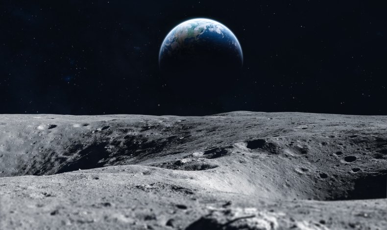 moon view of earth