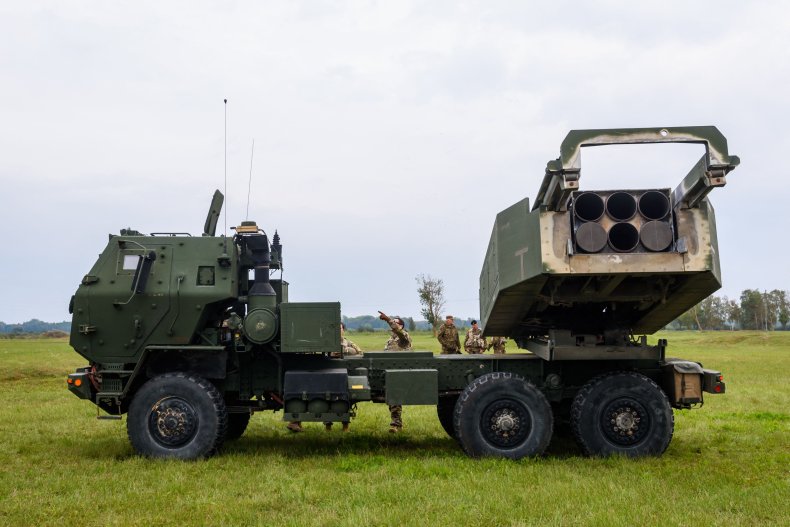 HIMARS во время латвийских военных учений, сентябрь 2022 г.