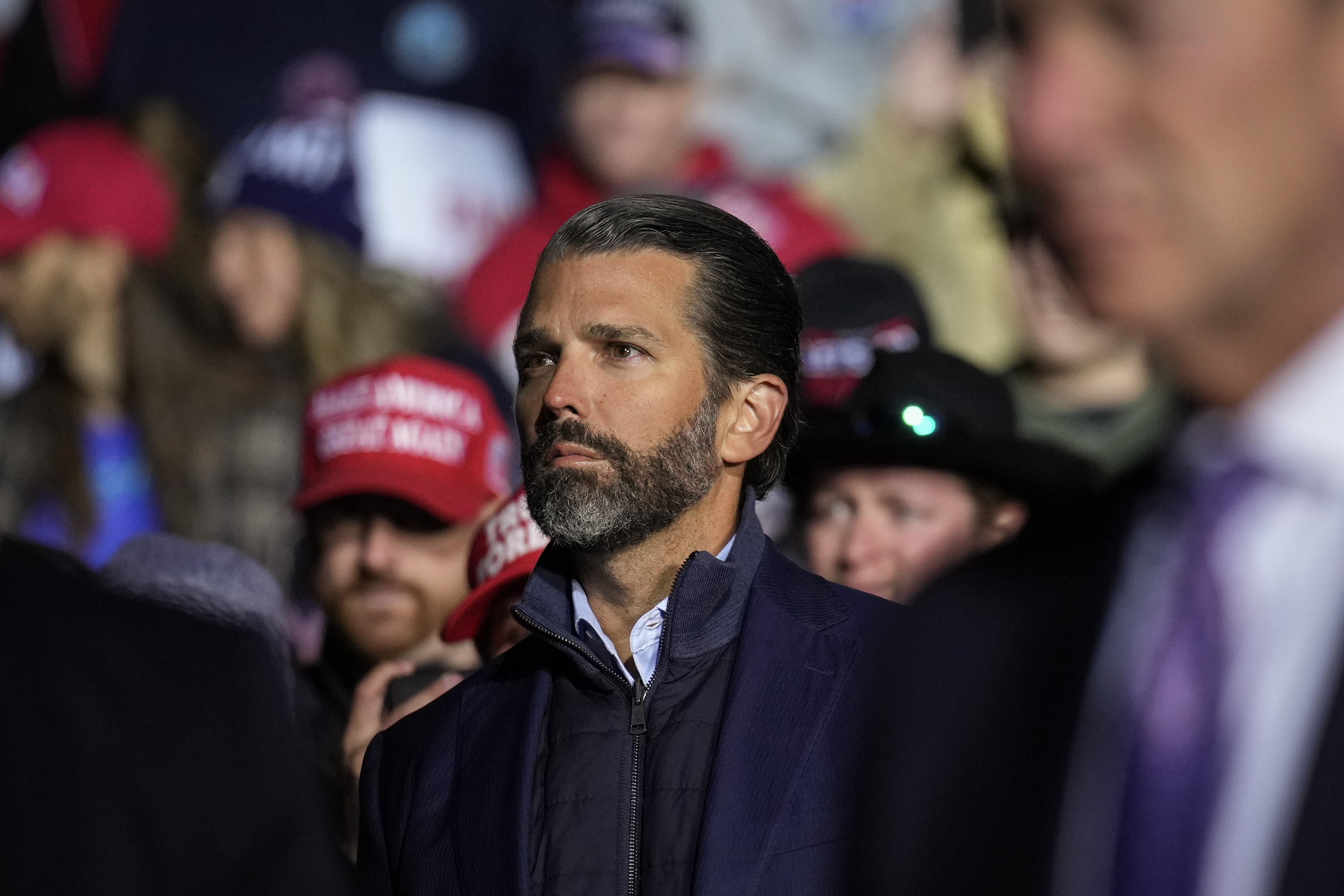 Donald Trump Jr Noticeably Absent From Fathers 2024 Announcement Newsweek 