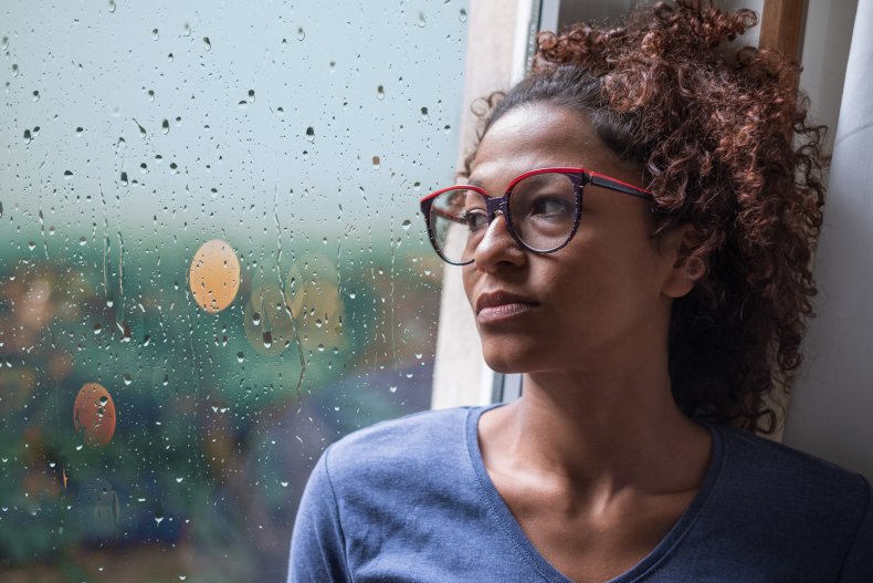 Unhappy woman