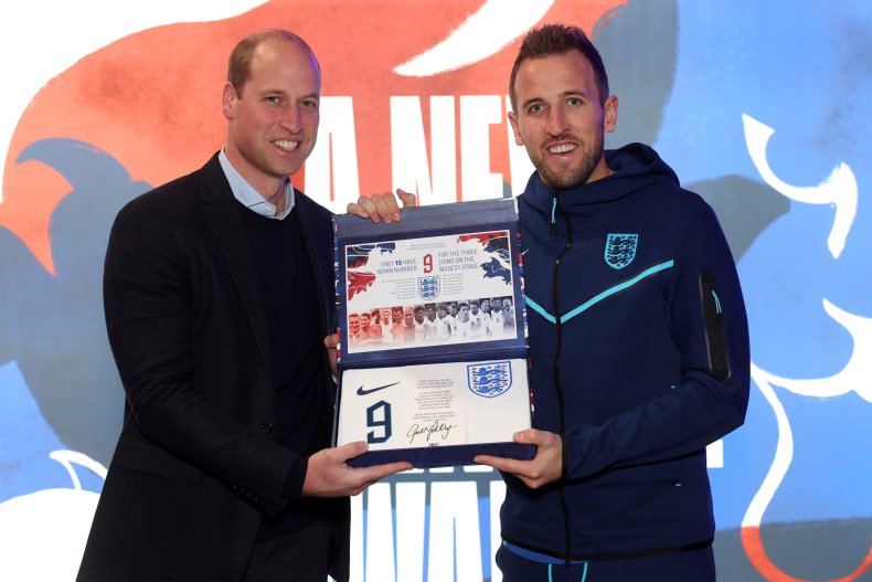 Prince William With Harry Kane