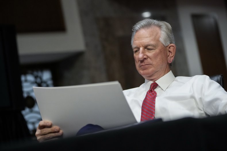 Senator Joni Ernst eases fears over spending in Ukraine Tommy Tuberville Concerned About Ukraine's Financing