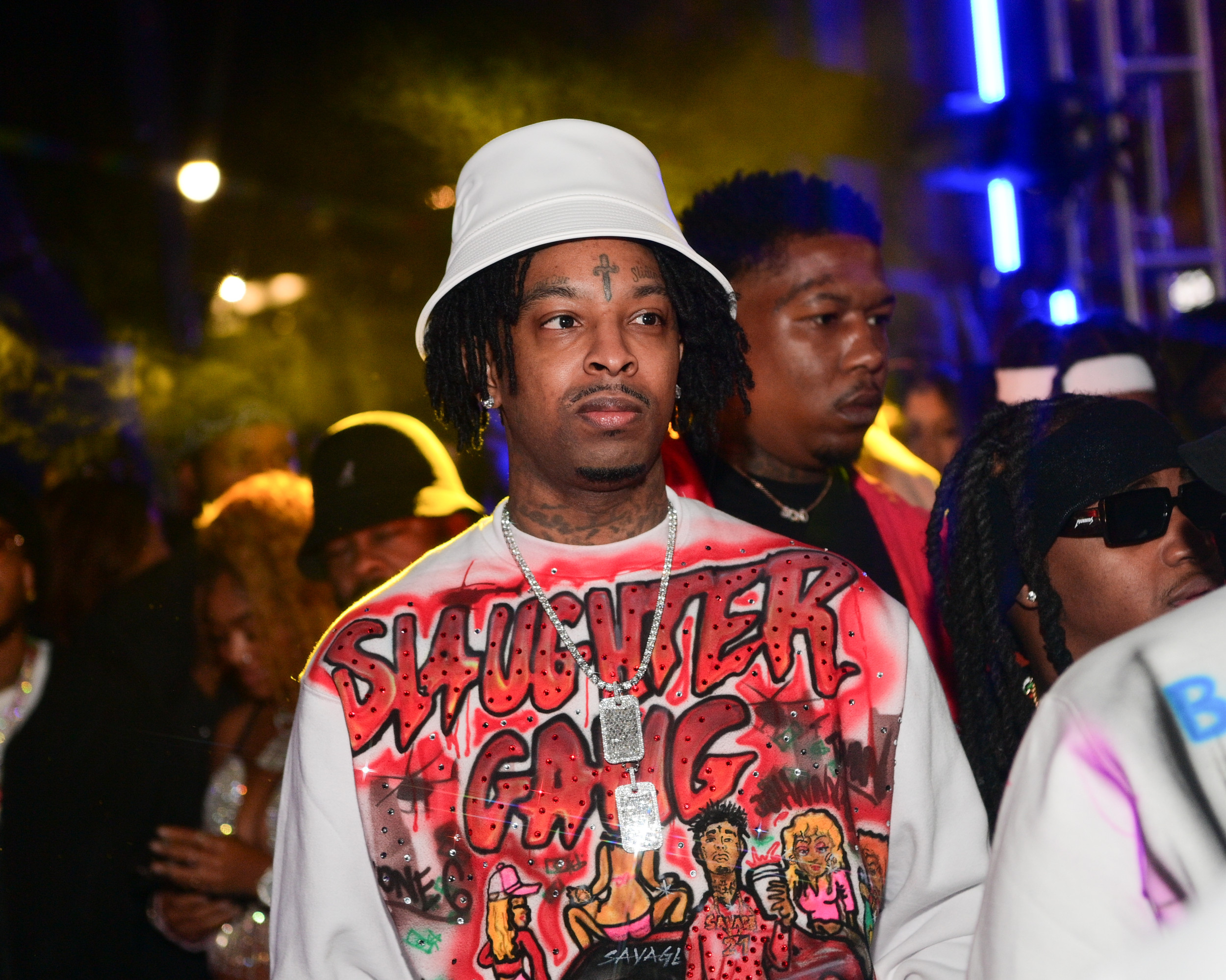 Rapper 21 Savage Admits He's 'Scared of Everybody' After Friend's Shooting
