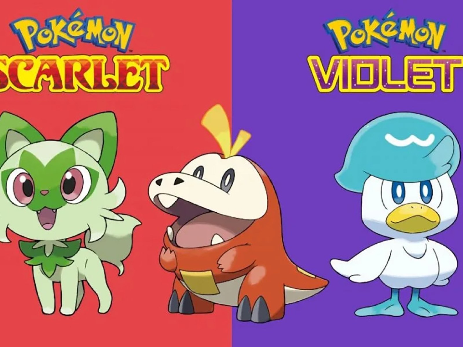 Pokemon Scarlet and Violet starters