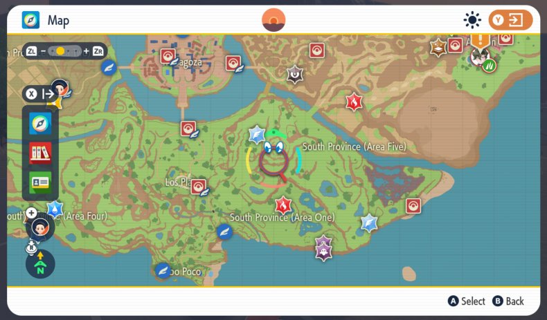 Spawn location of Pokemon Violet Bagon