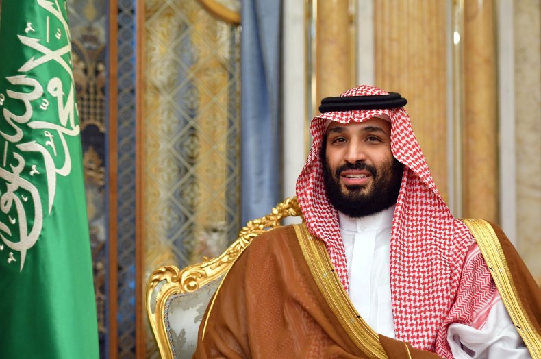 Mohammed bin Salman Attends a Meeting