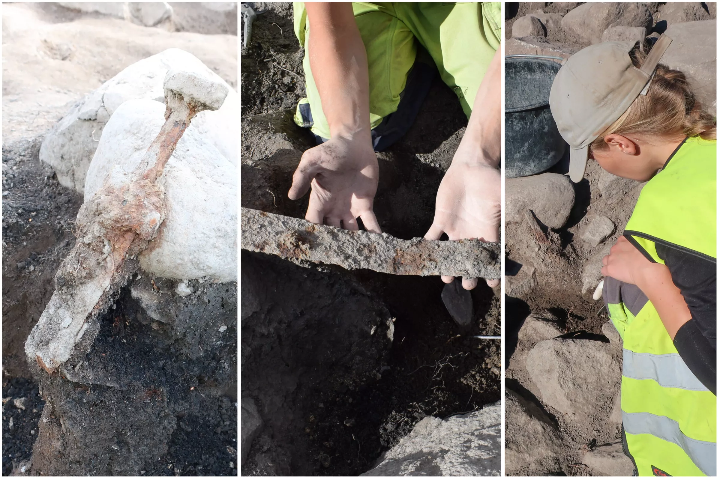 Mystery Upright Viking Swords at 1,200-Year-Old Burial Site Unearthed - Vimarsana News