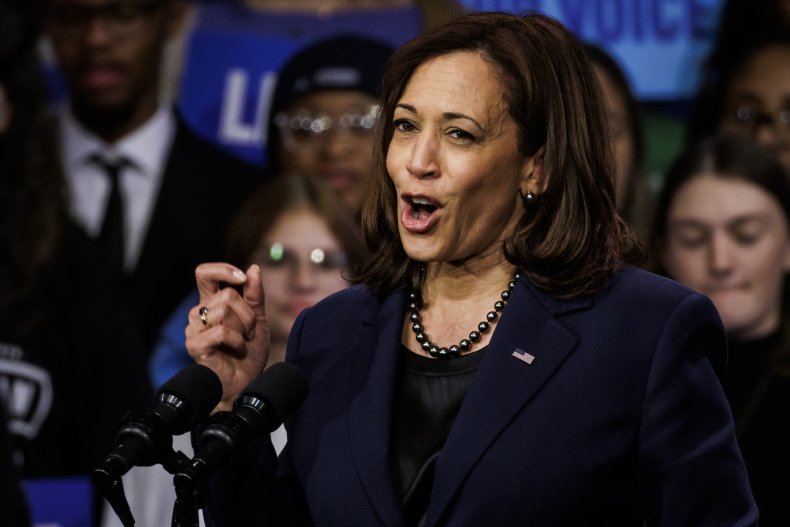 Kamala Harris Speaks at a DNC Event