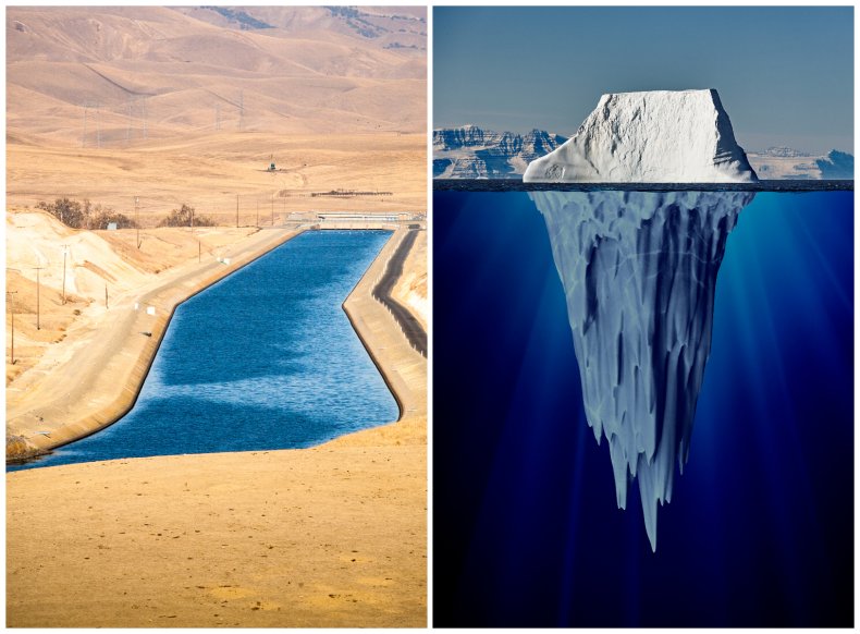 drought and iceberg