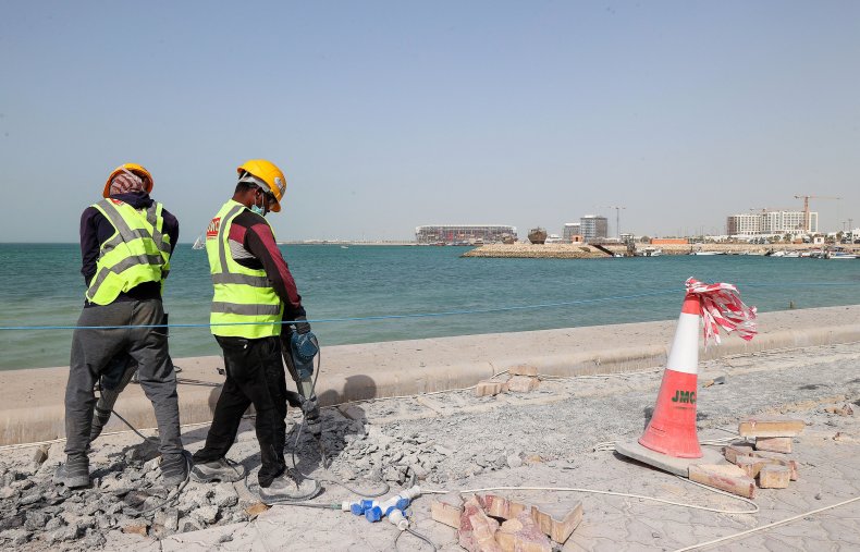 workers in Qatar