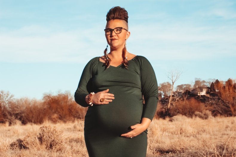 Jessica Levity during her Pregnancy