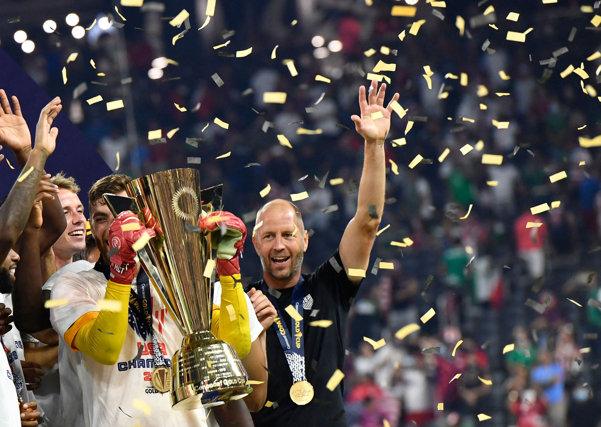 Gregg Berhalter - US coach at the World Cup representing the