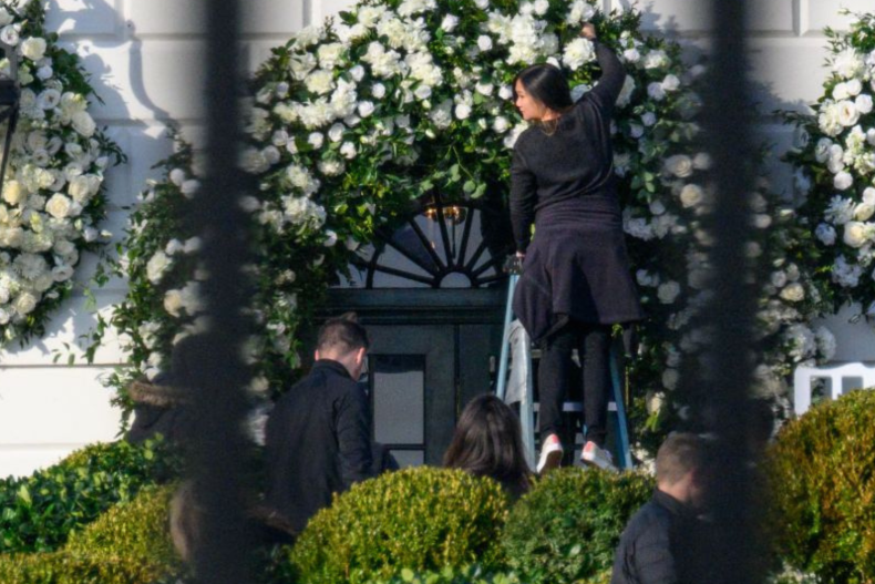 White House wedding preperations