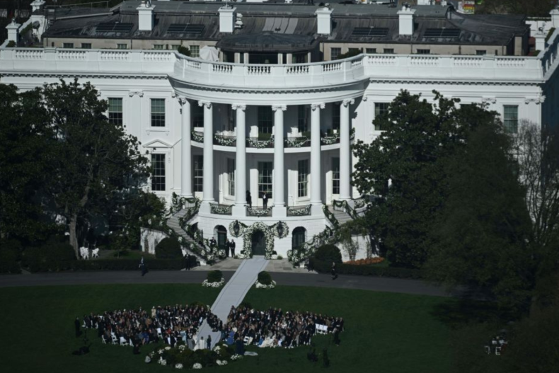 White House South Lawn - Biden Wedding