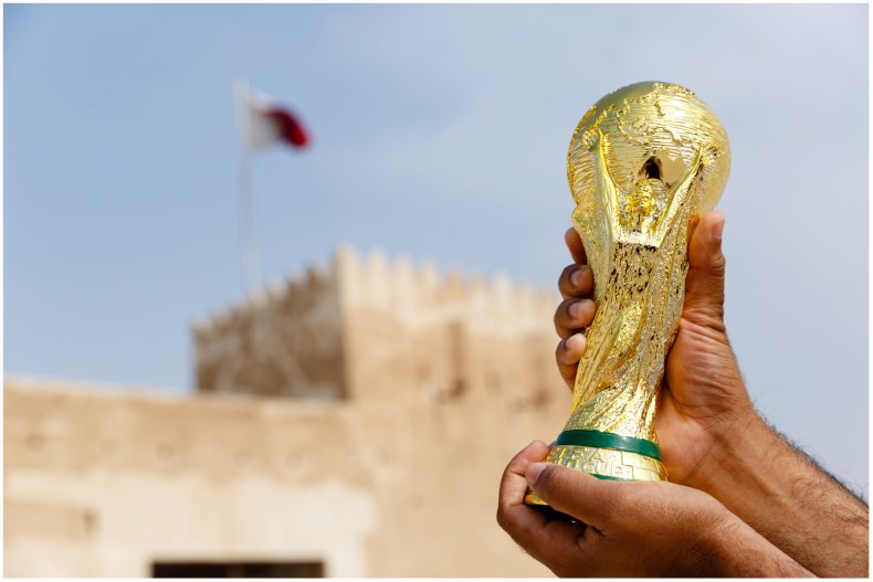 Replica of the FIFA World Cup trophy