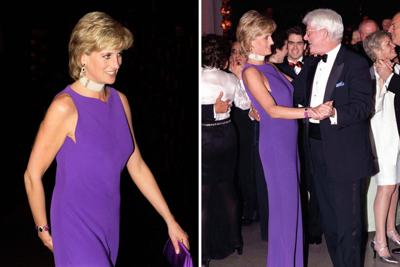 Princess Diana Wearing Versace in Chicago