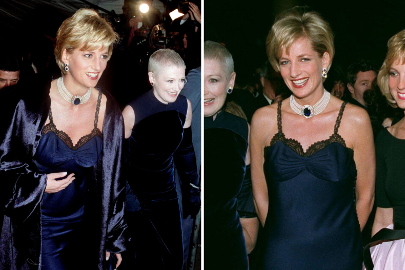Princess Diana at the Met Gala, 1996