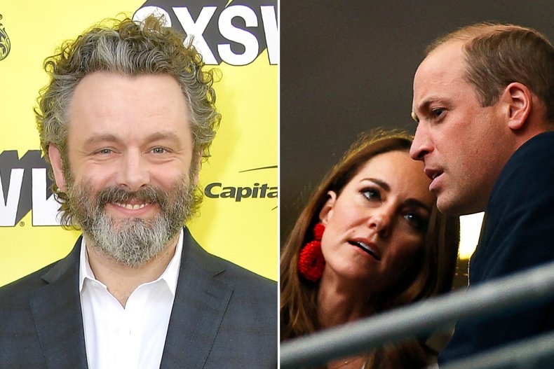 Michael Sheen and Prince WIlliam