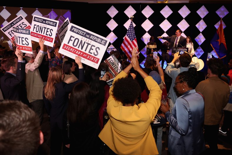Adrian Fontes supporters
