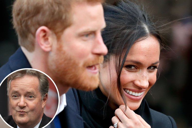 Harry and Meghan With Piers Morgan