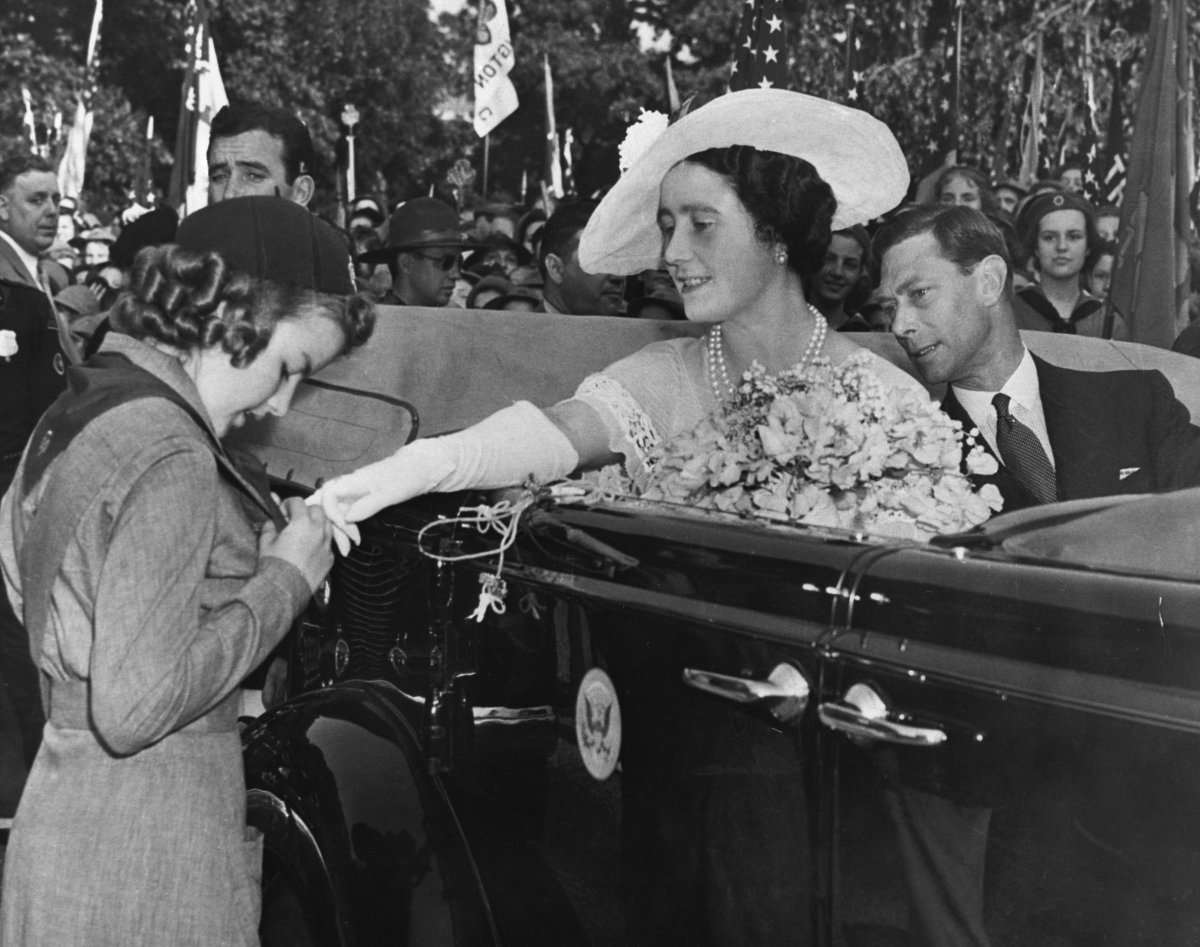 George VI and Queen Elizabeth in Washington