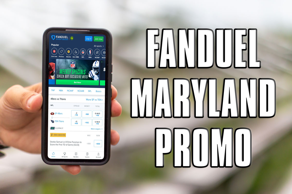 FanDuel Maryland Promo Code Unlocks 200 Instant Bonus For Any Game