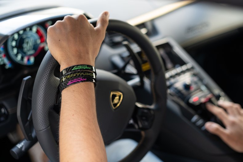 carbon fiber Lamborghini bracelet