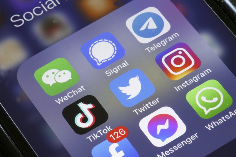 the logos of social media applications