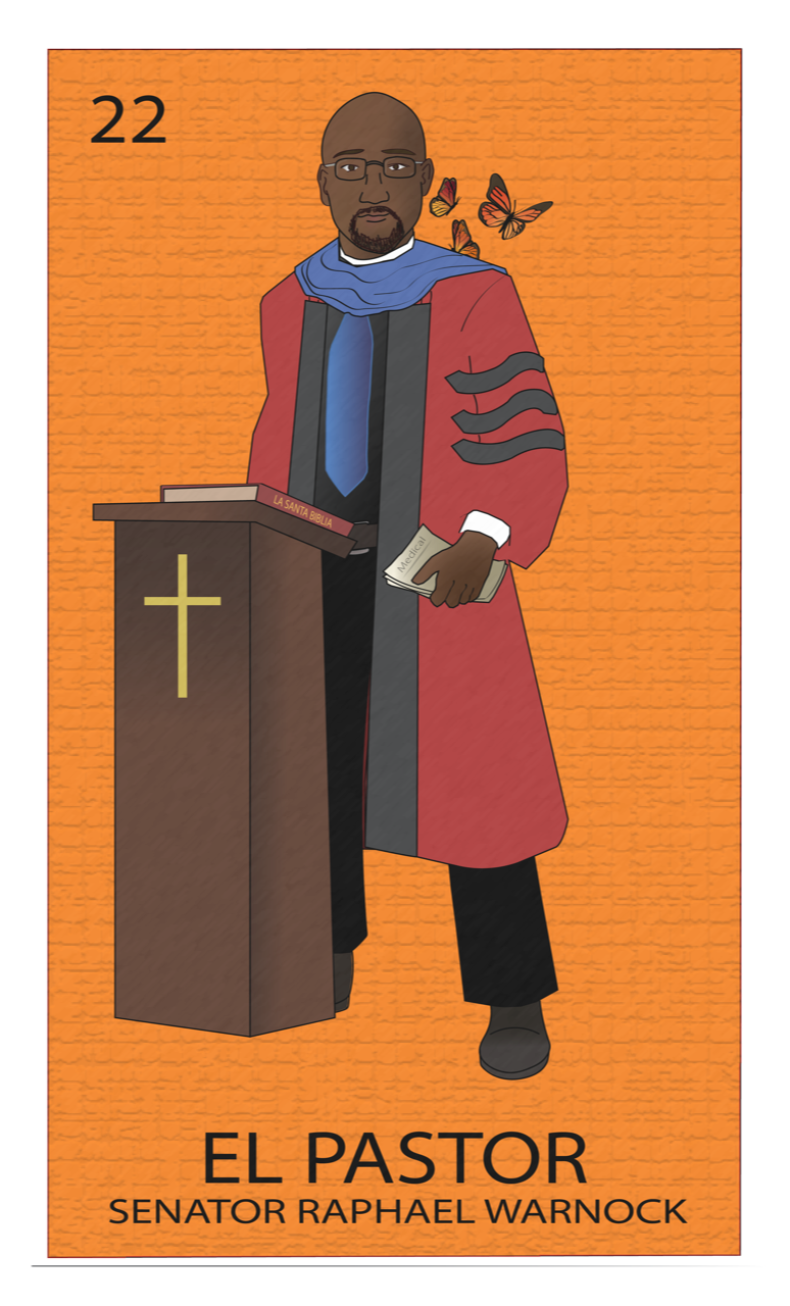 raphael warnock loteria card
