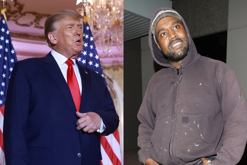 Donald Trump and Kanye West comp