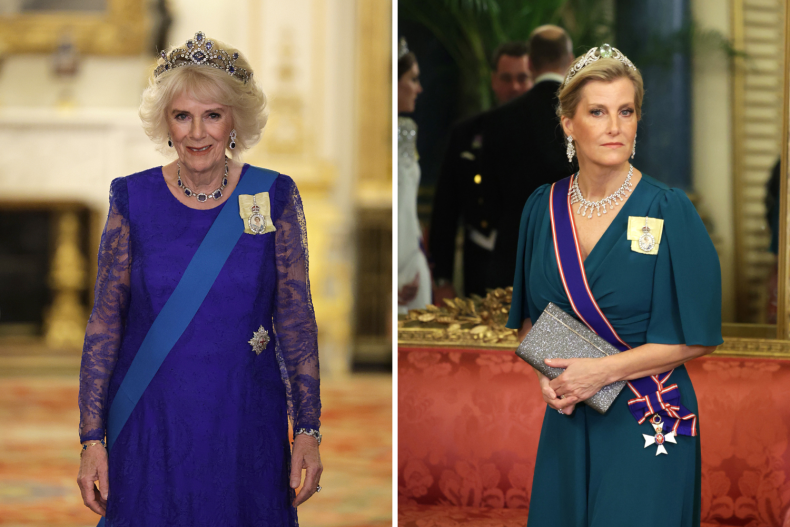 Queen Camilla and Sophie Countess of Wessex