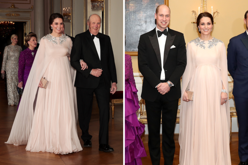 Kate Middleton Cape Dress in Norway