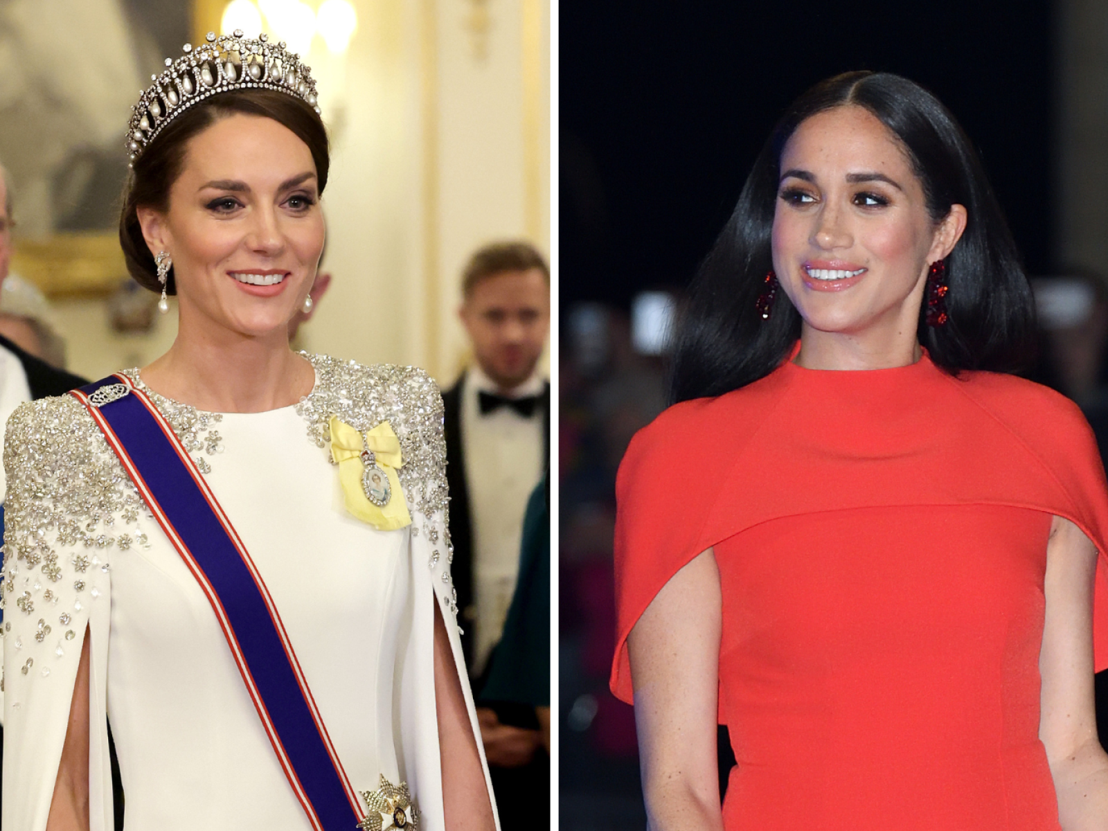 Who Copied Who? Meghan Markle, Kate Middleton Cape Dresses Debated by Fans - Newsweek (Picture 2)