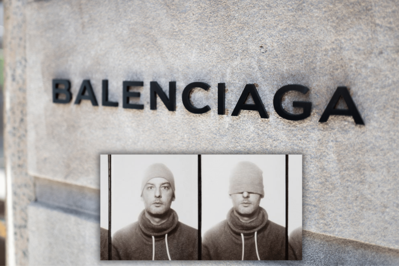 Balenciaga and image of Gabriele Galimberti