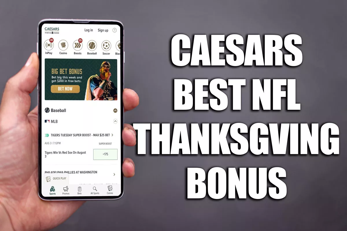 Caesars Promo Code: $1,250 Insurance for NFL Thanksgiving Games - Vimarsana News