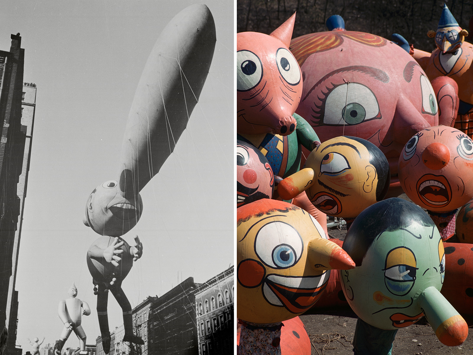 See the Vintage Thanksgiving Parade Balloons Dubbed 'Nightmare Fuel