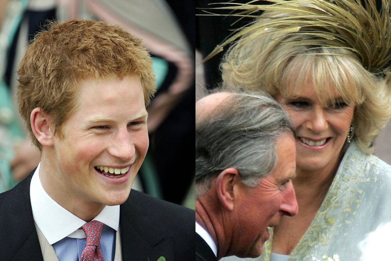 Prince Harry, King Charles and Camilla