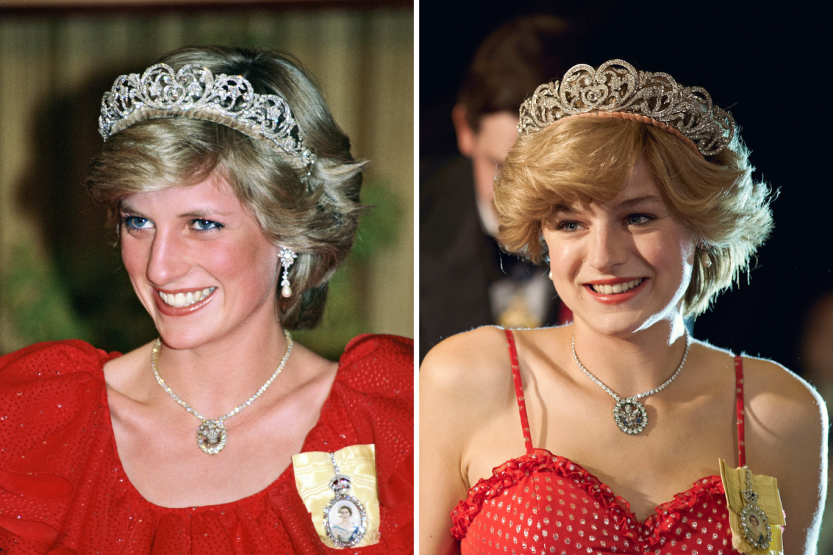 Princess Diana Brooch Recreation in "The Crown"