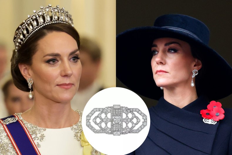 Kate Middleton Wearing $17k Brooch