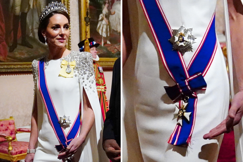 Kate Middleton Sash Royal Victorian Order