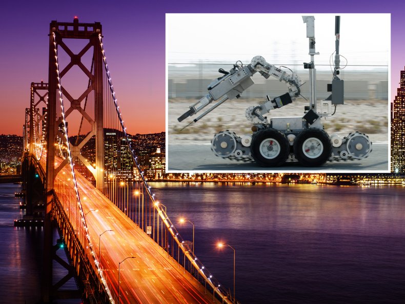 Comp Photo, Bomb-Disposal Robot and SF 
