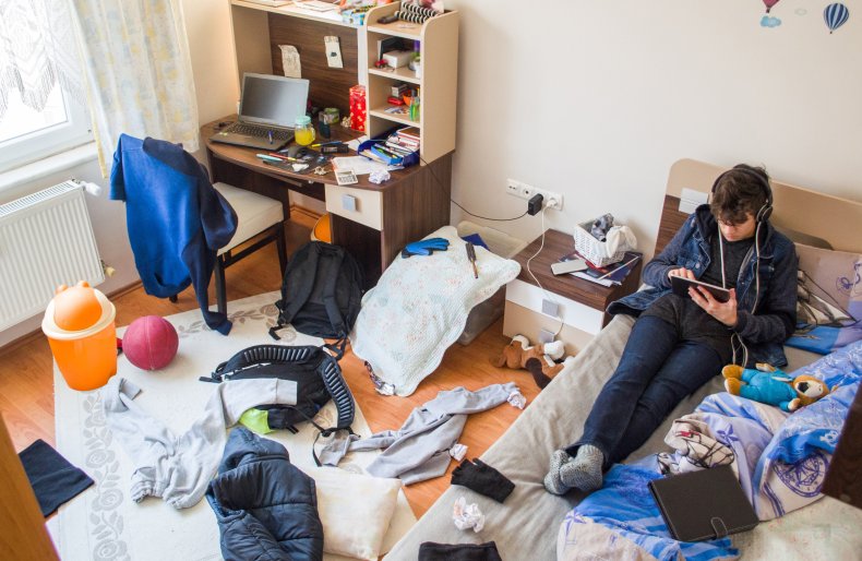 messy room