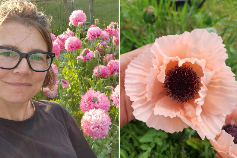 Kate Dixon, flower grower from Australia