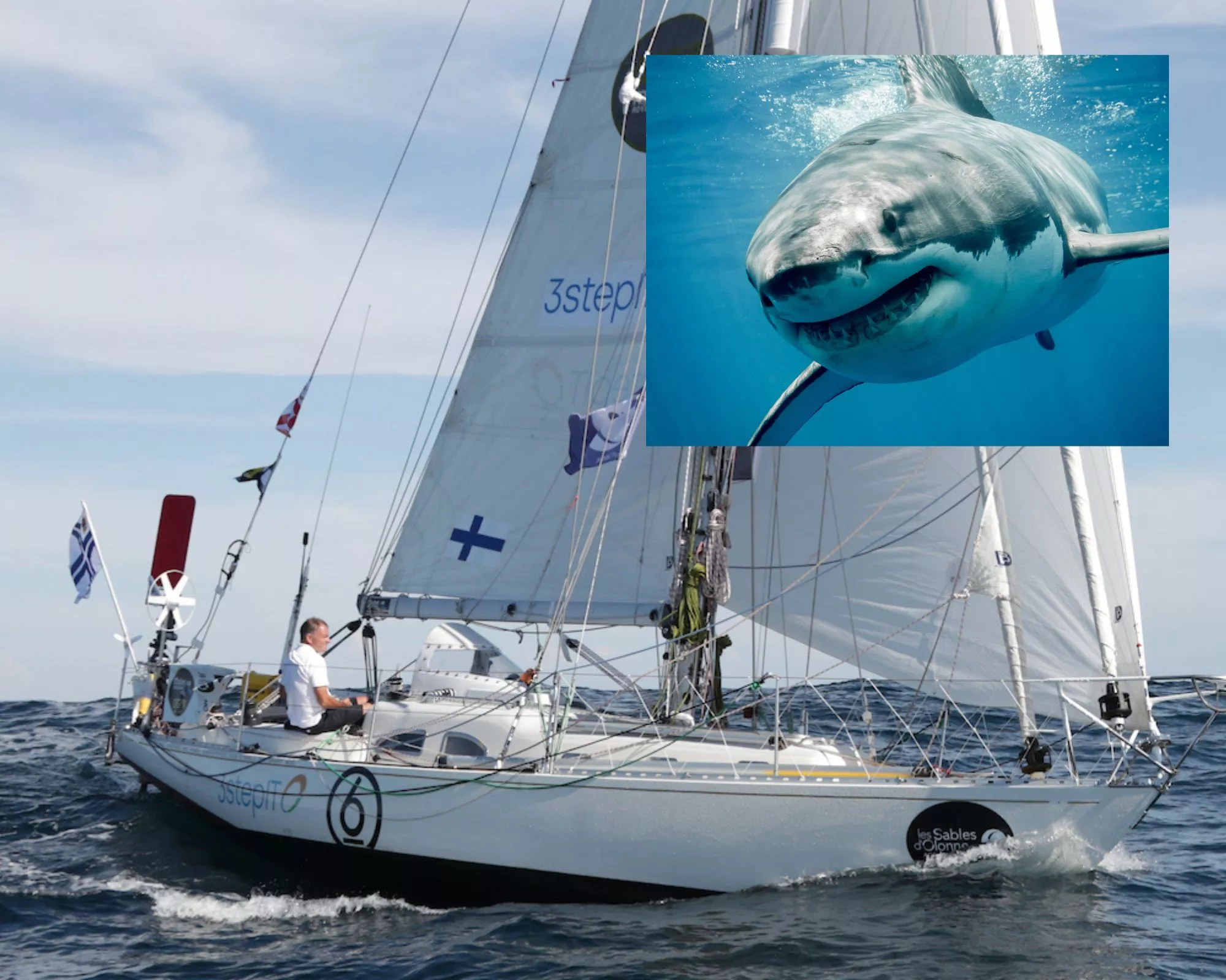 Sailor Stranded in Shark-Infested Waters After Boat Sank in Middle of Night - Vimarsana News