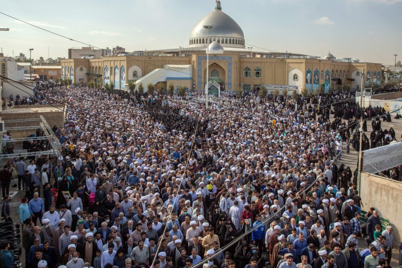 Protest rally in Iran