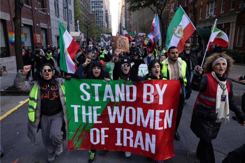 New York Protest for Women in Iran