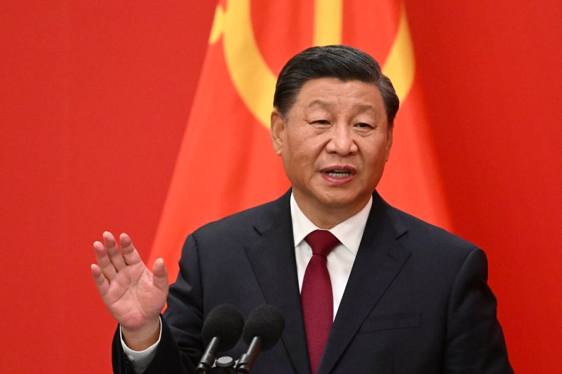 Xi Jinping addresses the Chinese Communist Party